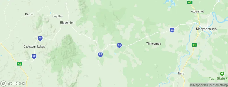 Brooweena, Australia Map