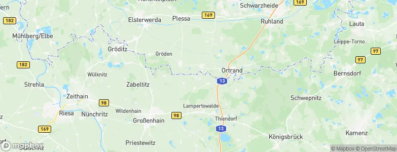 Brößnitz, Germany Map