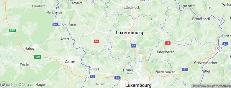 Brouch, Luxembourg Map