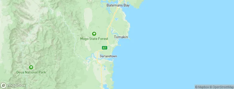 Broulee, Australia Map