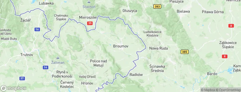 Broumov, Czechia Map
