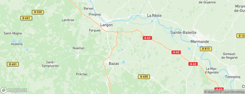 Brouqueyran, France Map