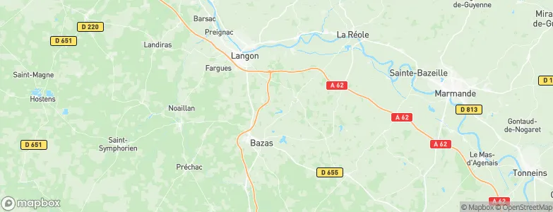 Brouqueyran, France Map