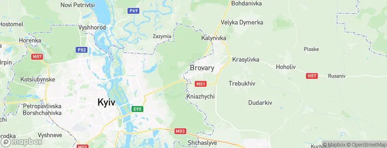Brovary, Ukraine Map