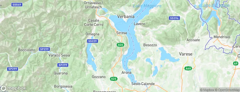 Brovello-Carpugnino, Italy Map