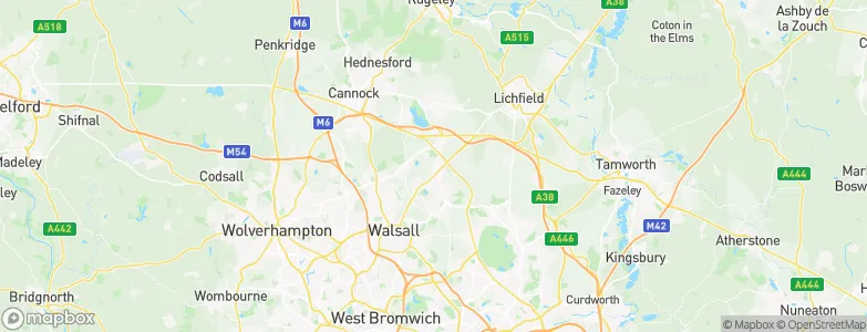 Brownhills, United Kingdom Map