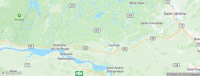 Brownsburg-Chatham, Canada Map