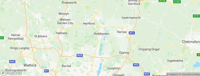 Broxbourne, United Kingdom Map