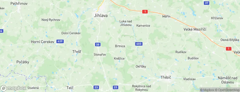Brtnice, Czechia Map
