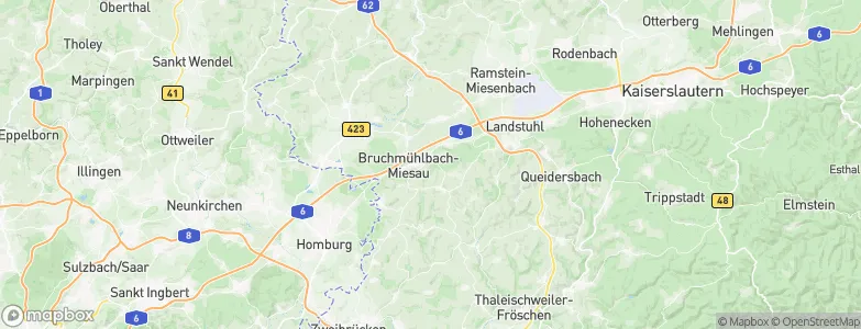 Bruchmühlbach, Germany Map