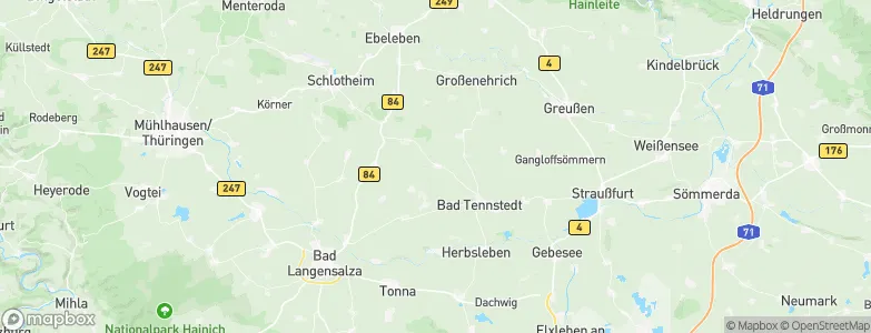 Bruchstedt, Germany Map