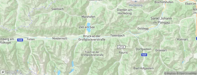 Bruck an der Großglocknerstraße, Austria Map