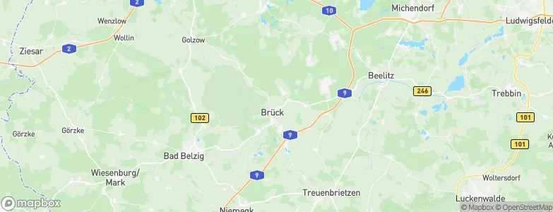 Brück, Germany Map