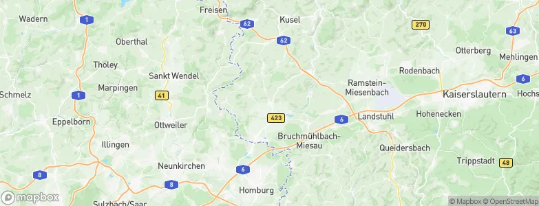 Brücken, Germany Map