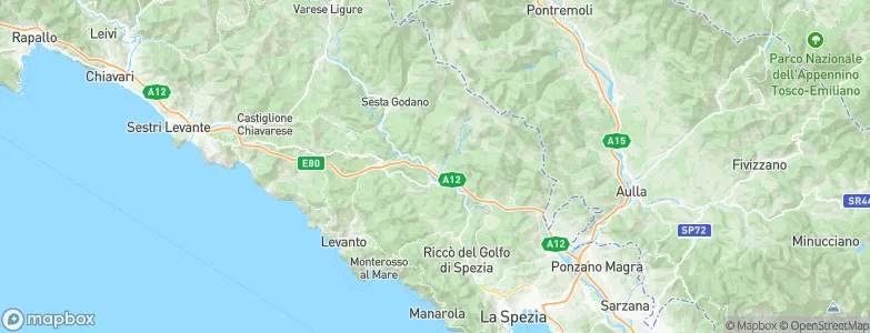 Brugnato, Italy Map