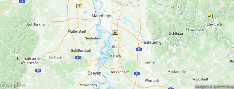 Brühl, Germany Map
