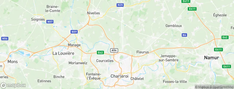 Brunehault, Belgium Map