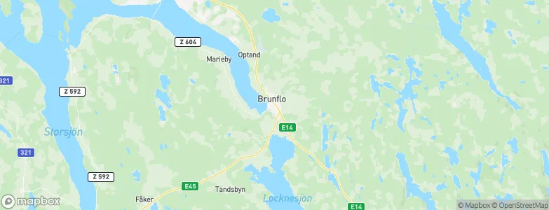 Brunflo, Sweden Map