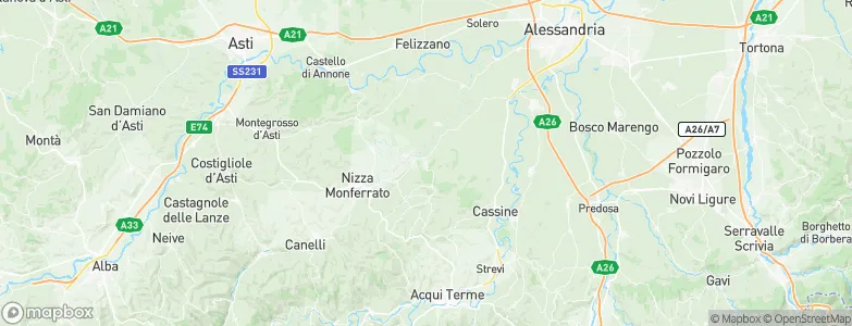 Bruno, Italy Map