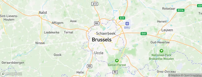 Brussels, Belgium Map