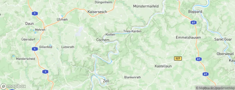 Bruttig-Fankel, Germany Map