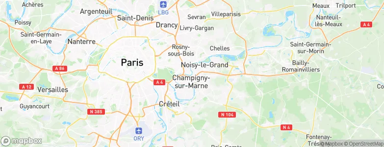 Bry-sur-Marne, France Map