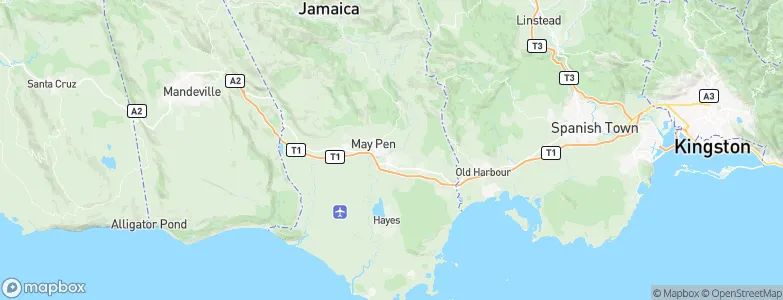 Bryans Pen, Jamaica Map