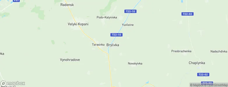 Brylivka, Ukraine Map