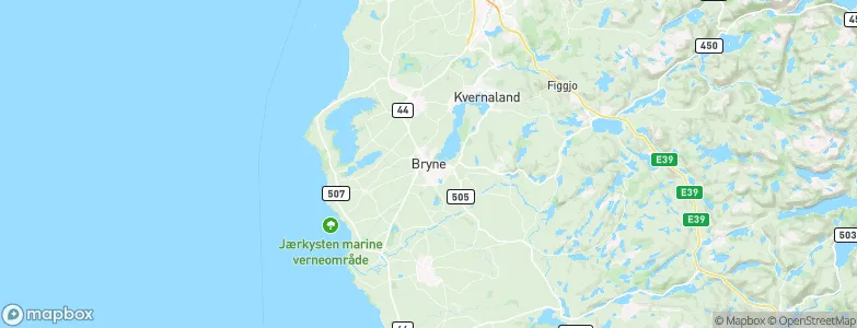 Bryne, Norway Map