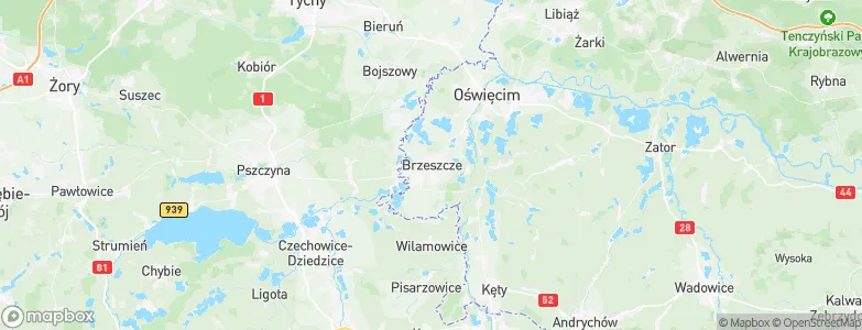 Brzeszcze, Poland Map