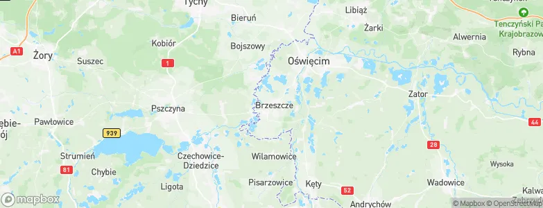 Brzeszcze, Poland Map