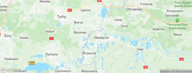 Brzezinka, Poland Map