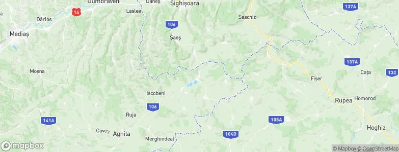 Brădeni, Romania Map