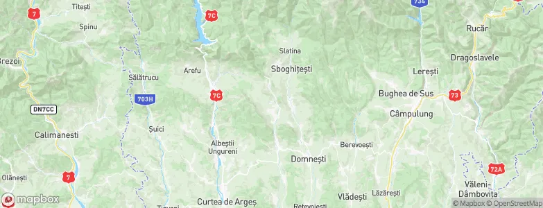 Brăduleţ, Romania Map