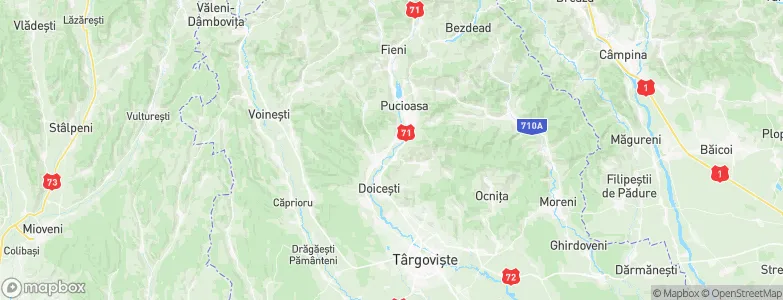 Brăneşti, Romania Map
