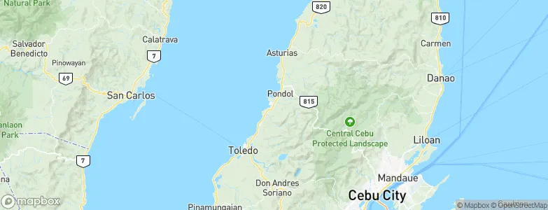 Buanoy, Philippines Map