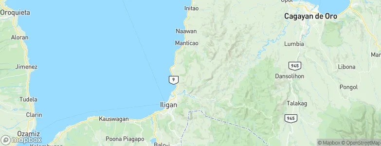 Buawan, Philippines Map