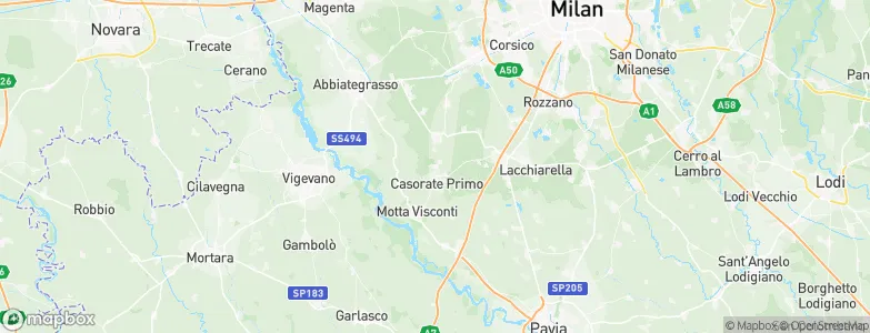Bubbiano, Italy Map