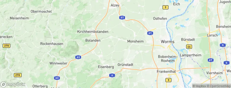 Bubenheim, Germany Map