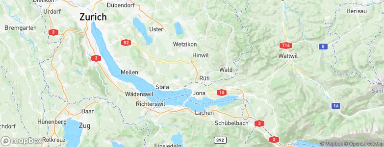 Bubikon, Switzerland Map