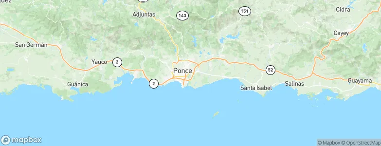 Bucaná, Puerto Rico Map