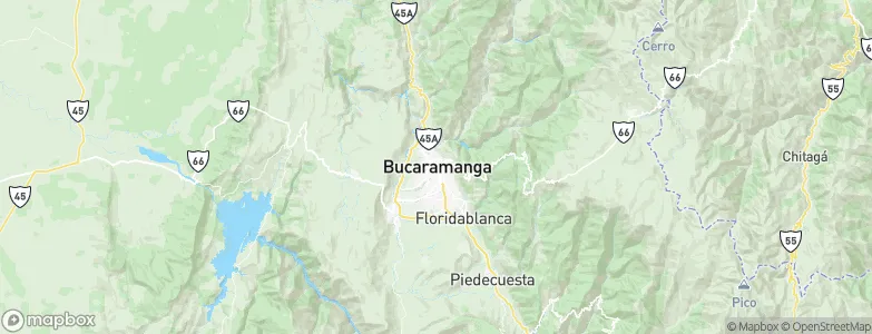 Bucaramanga, Colombia Map