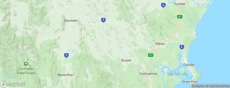 Bucca-Wauka, Australia Map