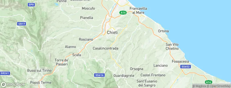 Bucchianico, Italy Map