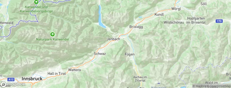 Buch bei Jenbach, Austria Map