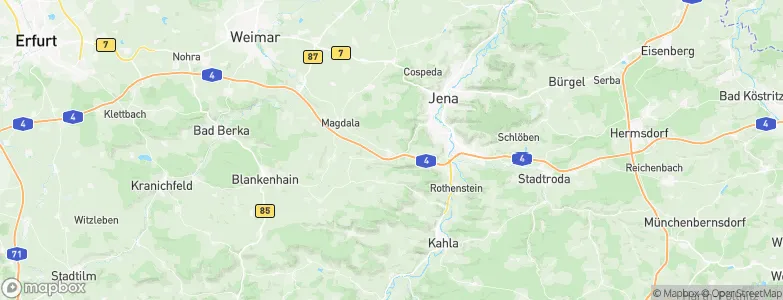 Bucha, Germany Map