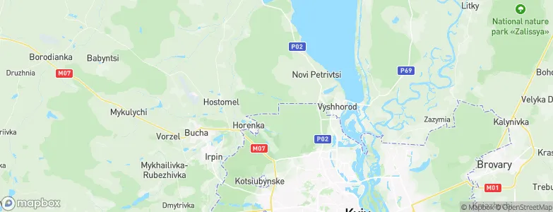 Bucha, Ukraine Map