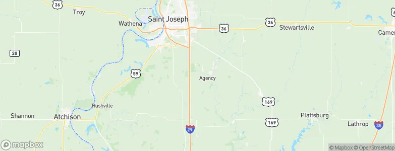 Buchanan County, United States Map