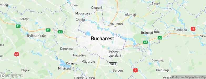 Bucharest, Romania Map