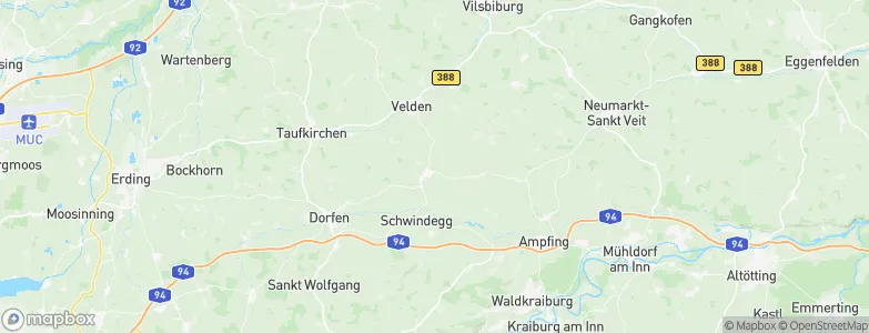 Buchbach, Germany Map